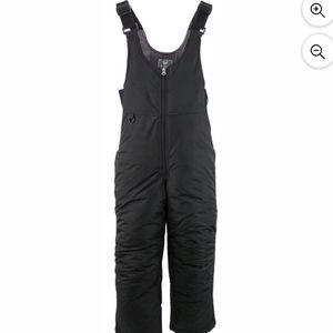 White Sierra Youth Snow Bibs - size M